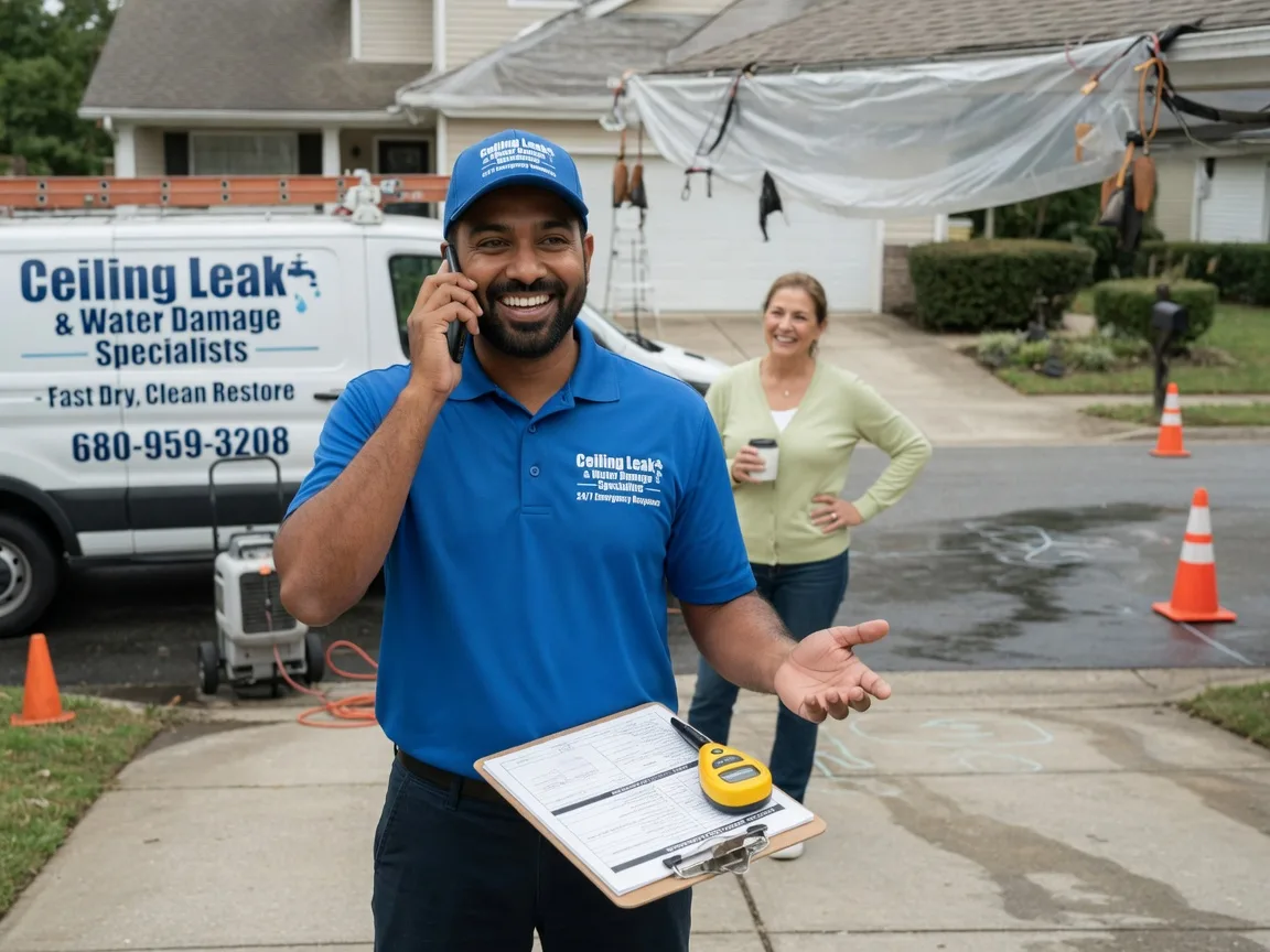 Ceiling Leak Cleanup Wayne, OK FAQs